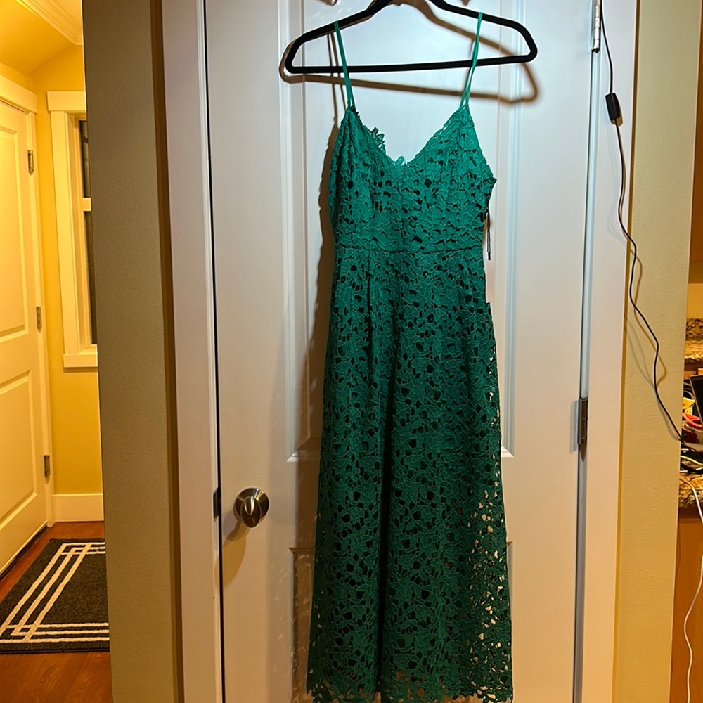 ASTR- emerald crochet dress size small